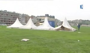 Festival du cerf-volant de Dieppe : derniers préparatifs