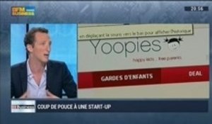 Chroniques et Coup de pouce à une start-up: Yoopies.fr, dans 01Business - 06/09 4/4