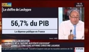 Emmanuel Lechypre: Déficit: la dépense publique en France équivaut à 56,7 % du PIB - 08/09