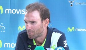 La Vuelta 2014 - Alejandro Valverde s'exprime lors du 2e jour de repos