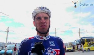 La Vuelta 2014 - Etape 17 - Johan Le Bon à l'arrivée
