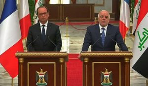 Déclaration conjointe à la presse avec le premier ministre irakien, M. Haïdar al-Abadi