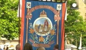 Ecosse : des orangistes nord-irlandais défilent pour le "Non" à Edimbourg