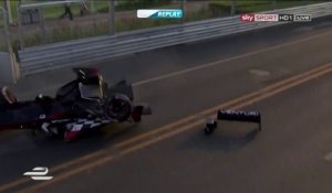 Gros accident pendant une course en Formula E à Beijing