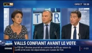 BFM Story: Vote de confiance: Manuel Valls s'est dit confiant - 15/09
