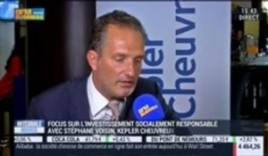Focus sur l'investissement socialement responsable: Stéphane Voisin, dans Intégrale Bourse – 19/09