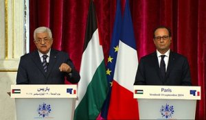 Déclaration conjointe à la presse avec le président de l’Autorité palestinienne, M. Mahmoud Abbas