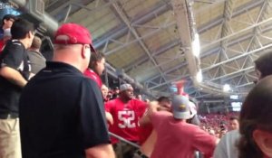 Grosse bagarre générale de fans pendant le match 49ers VS. Cardinals