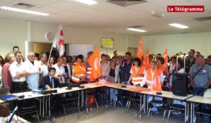 Brest. Grève au CHRU : le Comité technique bloqué par 350 manifestants