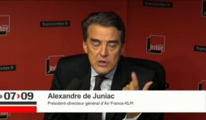 Alexandre de Juniac : "Je ne comprends pas les raisons de la grève"