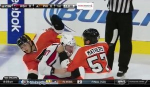 Grosse bagarre en Hockey sur glace : Liam OBrien vs Derek Mathers Sep 22, 2014
