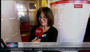 Nathalie Goulet (UDI) : la seule femme candidate au plateau