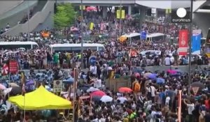 A Hong-Kong, la mobilisation pro-démocratie prend de l'ampleur