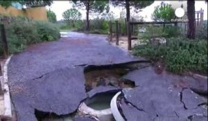 Violents orages et pluies diluviennes dans le Sud de la France