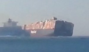 Canal de Suez : collision de deux cargos