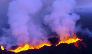 Le volcan Bardarbunga depuis un drone