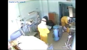 La chambre d'hôpital de Madrid d'où est parti le virus Ebola