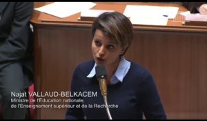 Éducation Prioritaire : Question au Gouvernement et réponse de Najat Vallaud-Belkacem