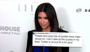 Kim Kardashian reprend un commentaire qui s'adressait peut-être à sa sœur Khloe