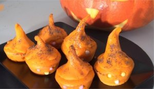 Recette de Muffins sorcière d'Halloween - 750 Grammes