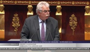 André Chassaigne (GDR) : "Nous assumons la censure, au nom du peuple de gauche"