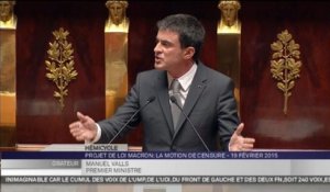 Manuel Valls : "La loi Macron n'interdit rien, elle ne fait que permettre"