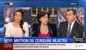 19H Ruth Elkrief: Edition spéciale Rejet de la motion de censure (5/8): Les commentaires de Thierry Arnaud et Anna Cabana - 19/02