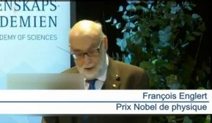 Lecture publique du Nobel belge François Englert à Stockholm
