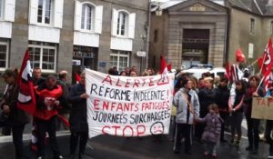 Manifestation rythmes scolaires