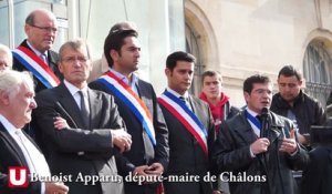 Manifestation de soutien à l'armée à Châlons
