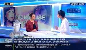 Politique Première: Politique social du gouvernement: Martine Aubry se pose en chef des "frondeurs" – 20/10