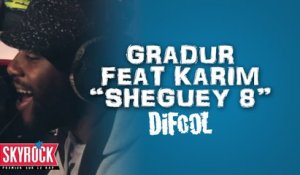 Gradur feat. Karim "Sheguey 8 " en live dans la Radio Libre de Difool !