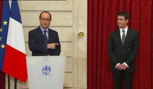 "Clemenceau n'est pas devenu Président de la République", la petite pique de François Hollande à Manuel Valls