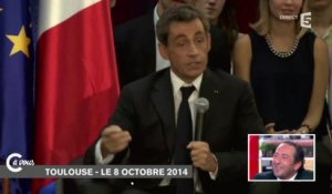 L'humour de Nicolas Sarkozy jugé par Patrick Timsit - C à vous - 23/10/2014