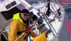 Route du Rhum. Bob Escoffier sur Groupe Guisnel