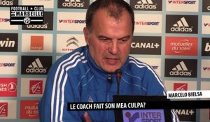 Bielsa fait son mea culpa suite à la défaite de l'OM à Lyon