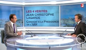 4 Vérités : Jean-Christophe Lagarde, candidat à la présidence de l'UDI