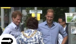 Prince Harry et William assistent au jeux du Commonwealth
