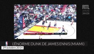 James Ennis réussit l'un des dunks de l'année pour son premier match en NBA