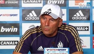 Conf' de presse avant Lorient-OM