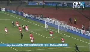 Spartak 0-3 OM : le but de Valbuena (18e)