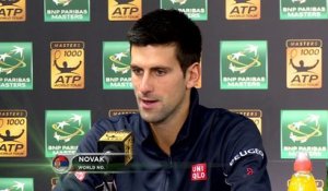 Masters - Djokovic : ''Mon meilleur match de la semaine''