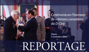 [REPORTAGE] Cérémonie en l'honneur de vétérans canadiens du D-Day #CanadaPR