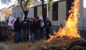 Manifestation des professions agricoles au Mans