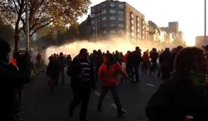 Manifestation à Bruxelles: les incidents en images