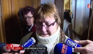 "Mamie Loto", en larmes, réagit à sa condamnation à 129 000 euros d'amende