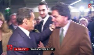 Nicolas Sarkozy : "Tout remettre à plat"