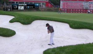 Putt impressionnant en Golf : Bubba Watson se sort du bunker pendant le HSBC trophee!