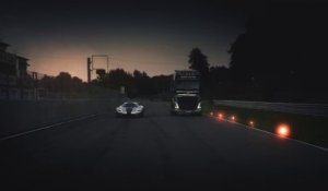 Teaser : un camion Volvo défie la voiture la plus rapide du monde