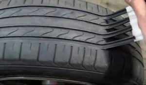 Réparer un pneu usé